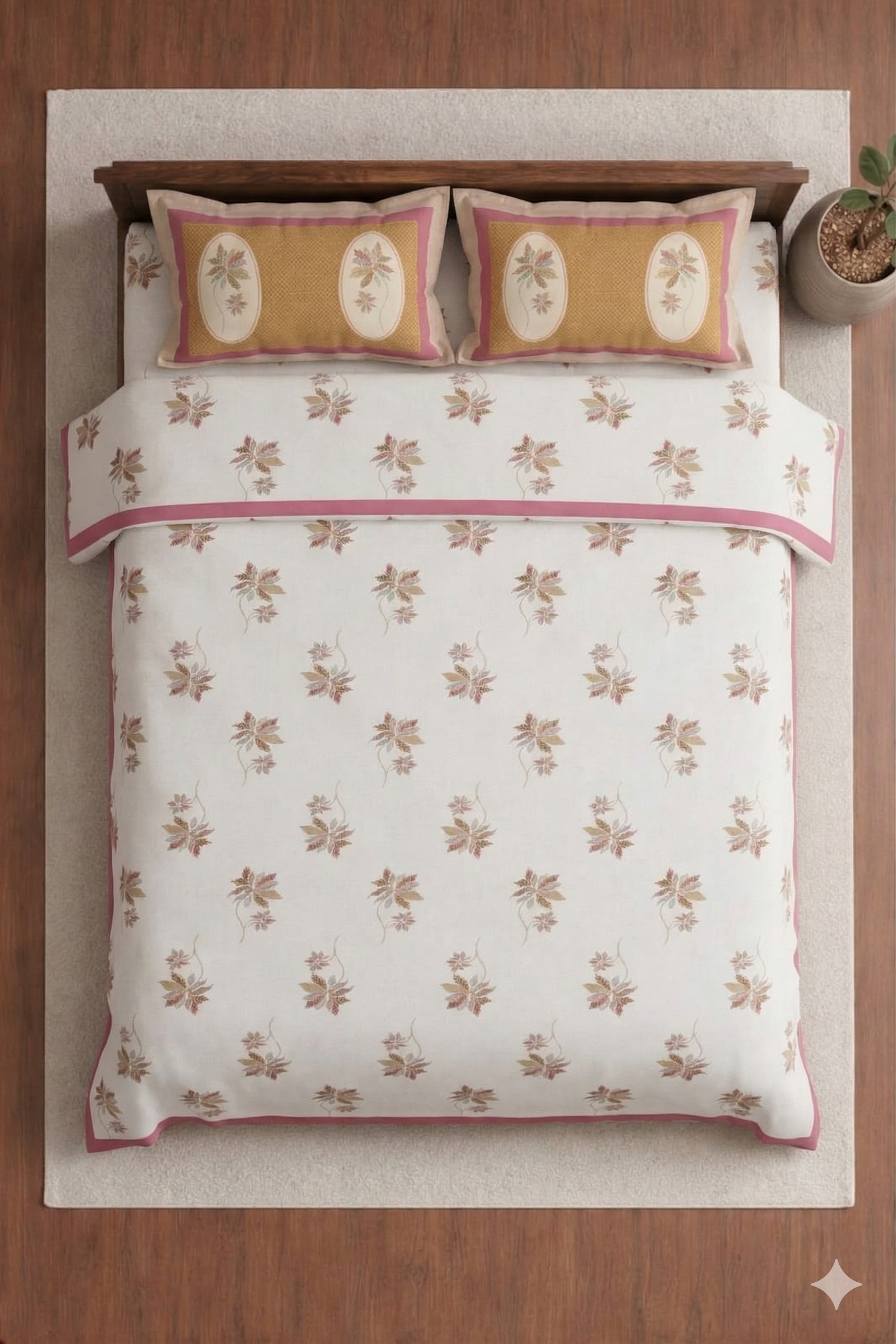 Amruta Designer Soft printed Bedsheet set