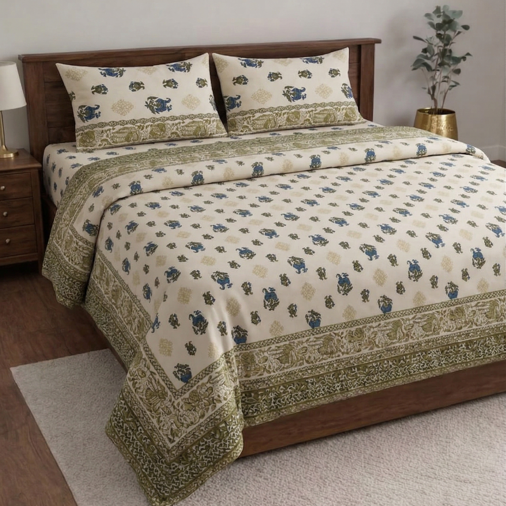 Rajwada Designer Bedsheet Set