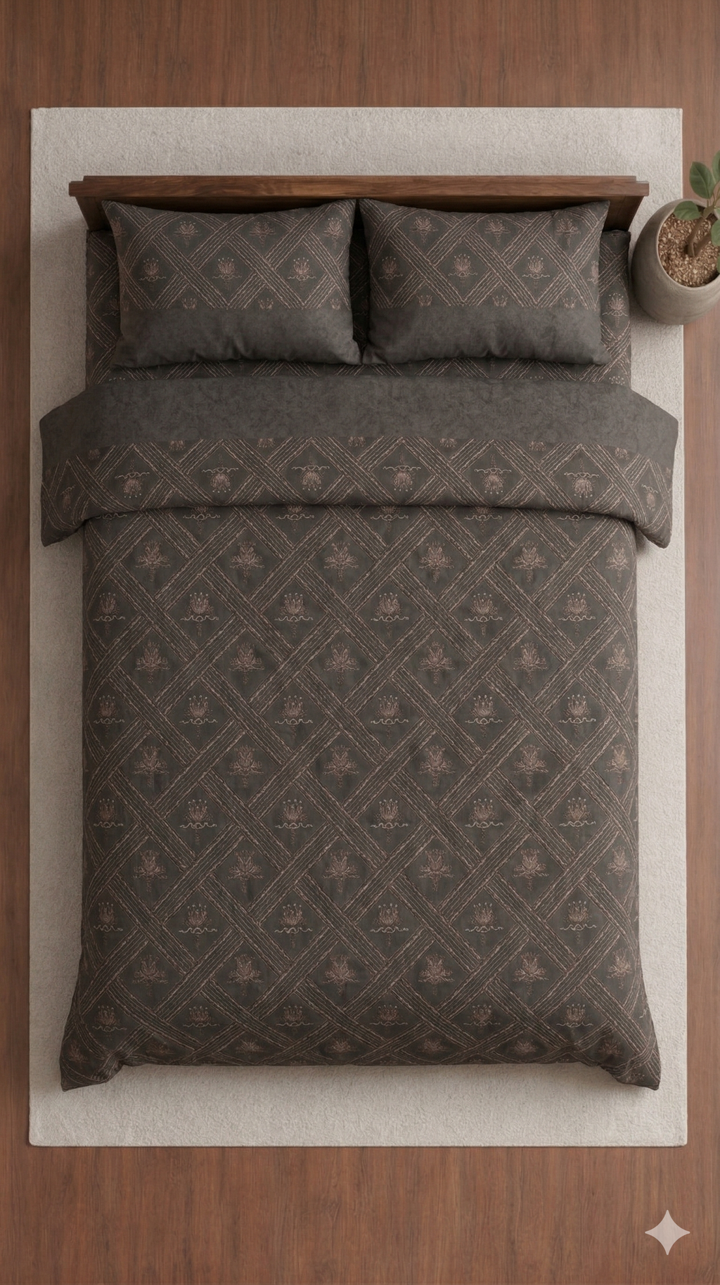German Meenakari Designed Bedsheet set