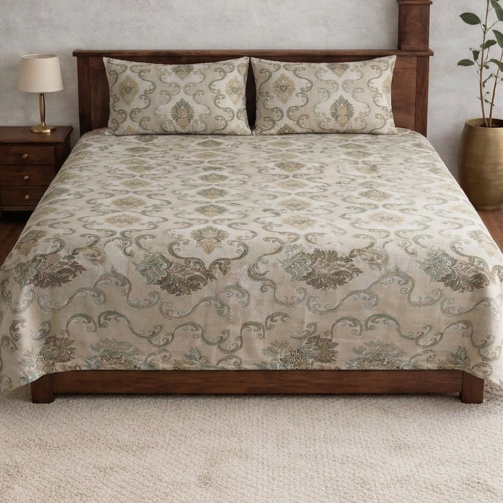 Crown Bedsheet Set