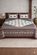 Kashish Barmedi Printed Bedsheet set for traditional look