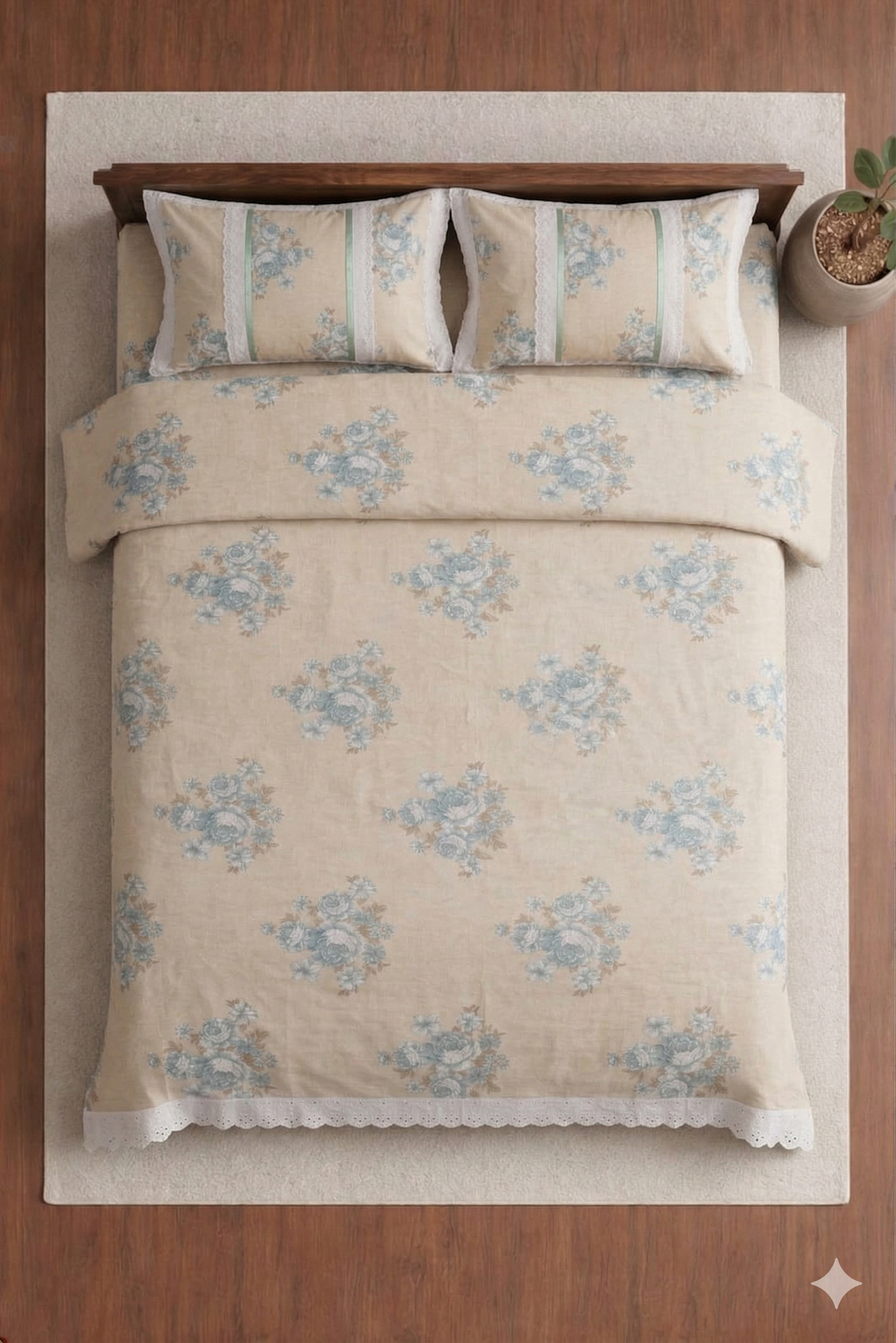 Anokhi Premium Brown Bedding Set