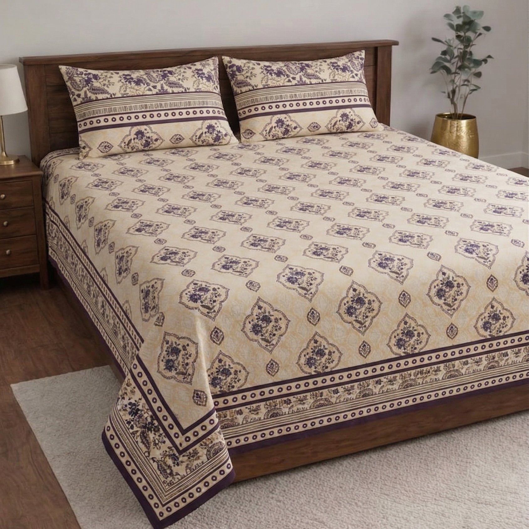 Rajwada Designer Bedsheet Set