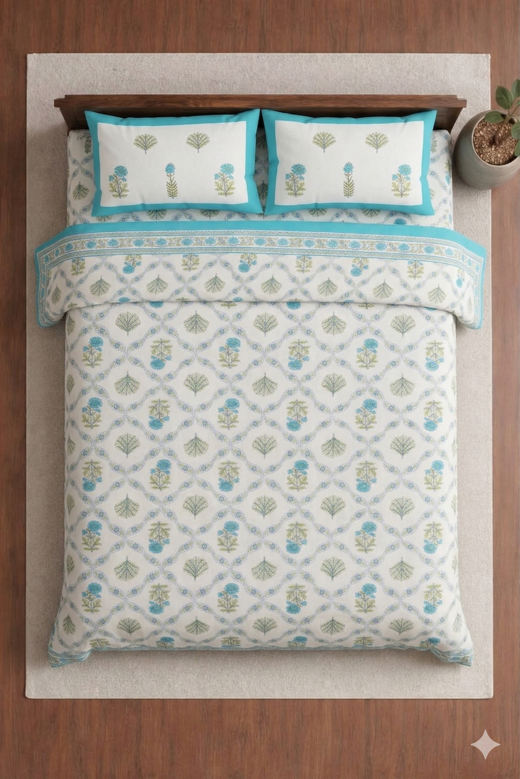 Amruta Designer Soft printed Bedsheet set