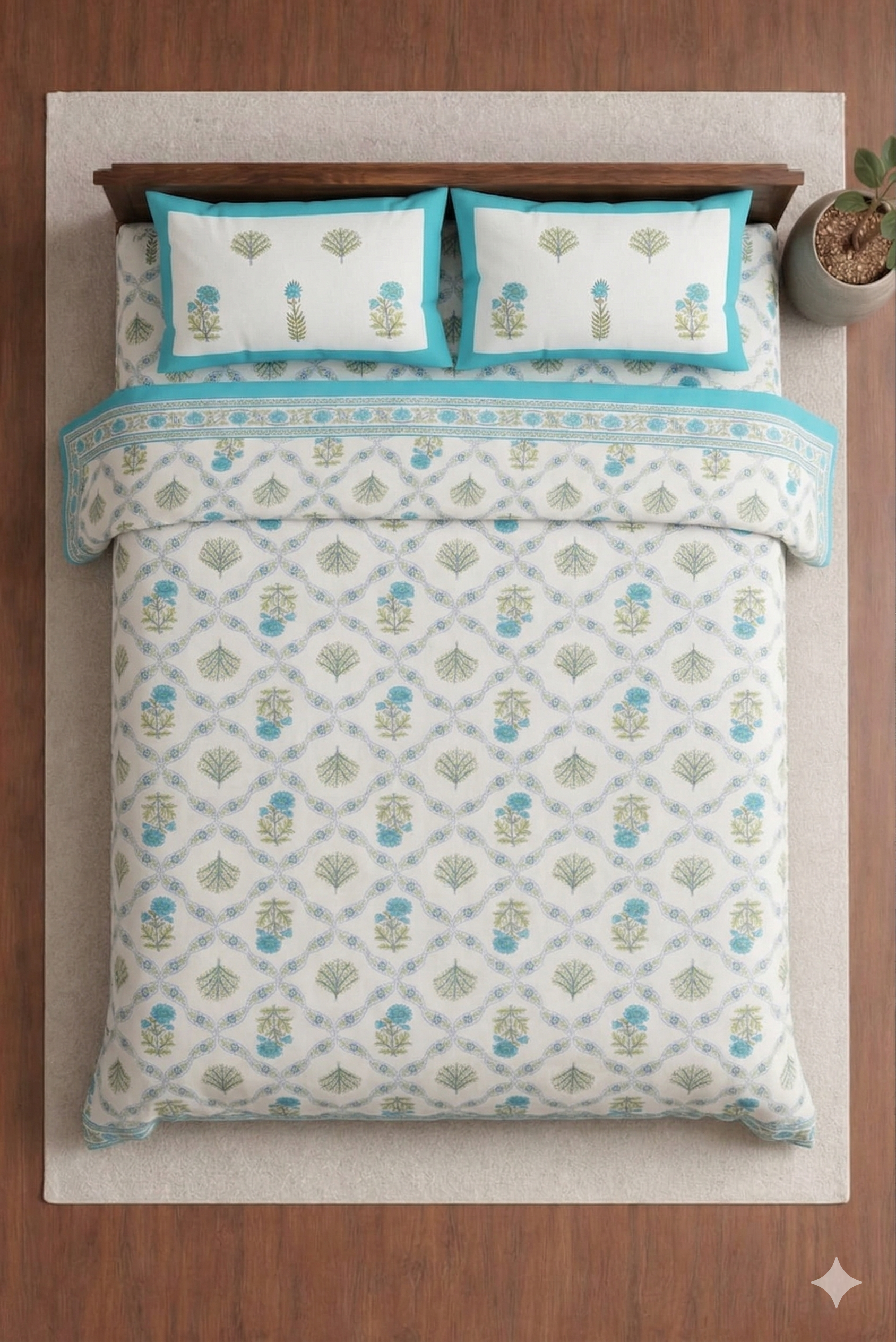 Amruta Designer Soft printed Bedsheet set