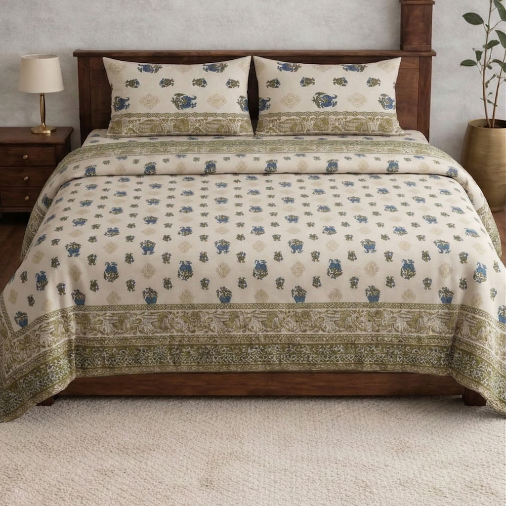 Rajwada Designer Bedsheet Set