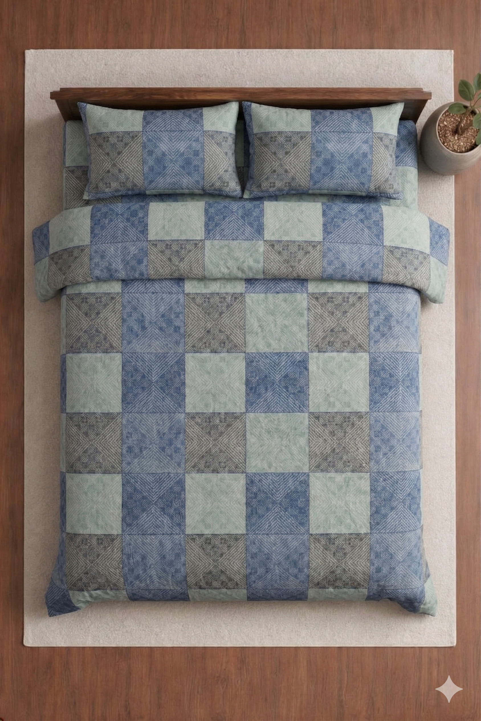 Crown Designer Bedsheet Set for daily Elegant vibes
