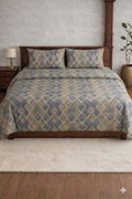 Crown Designer Bedsheet Set for daily Elegant vibes