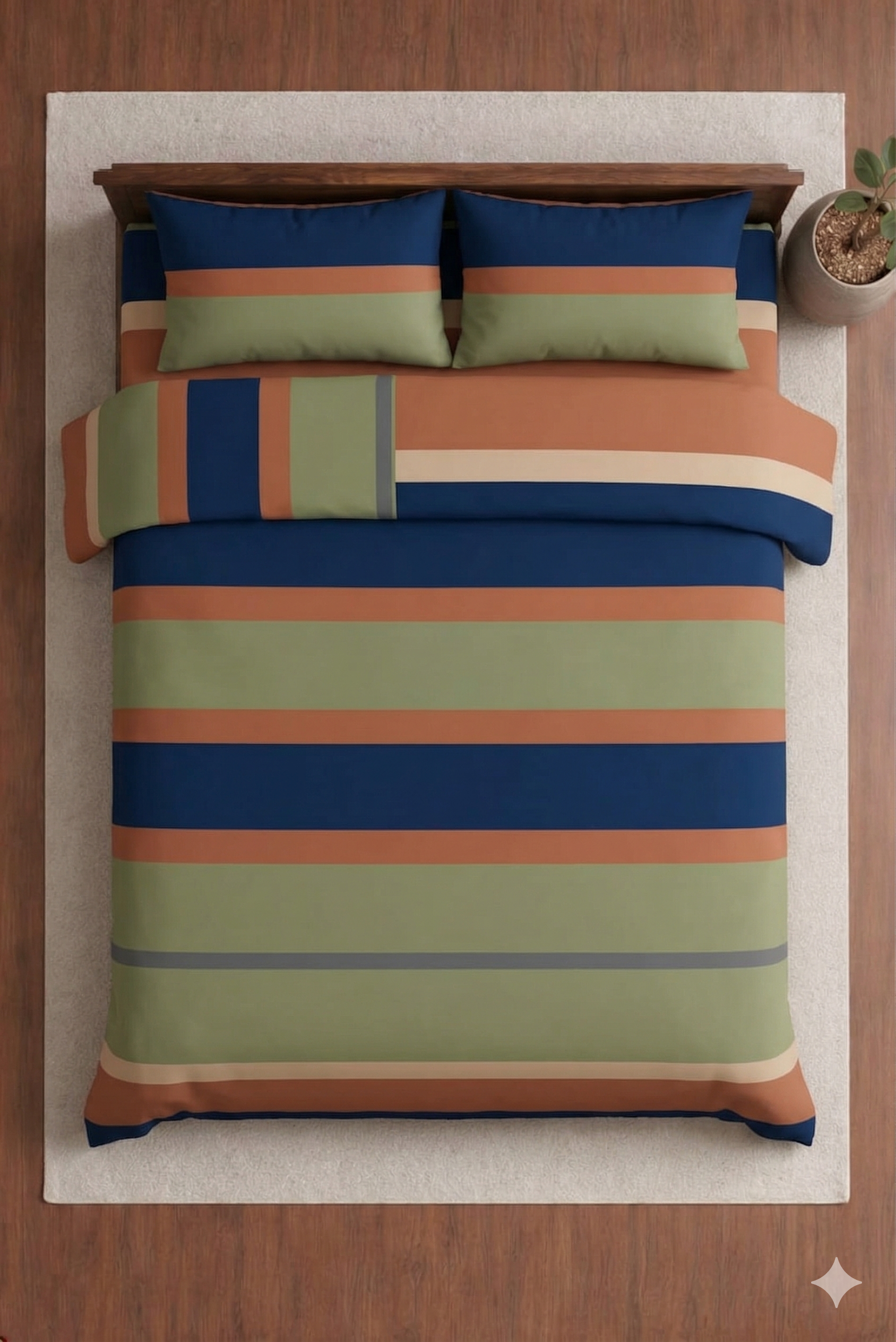 White Pearl Designer Bedsheet Set