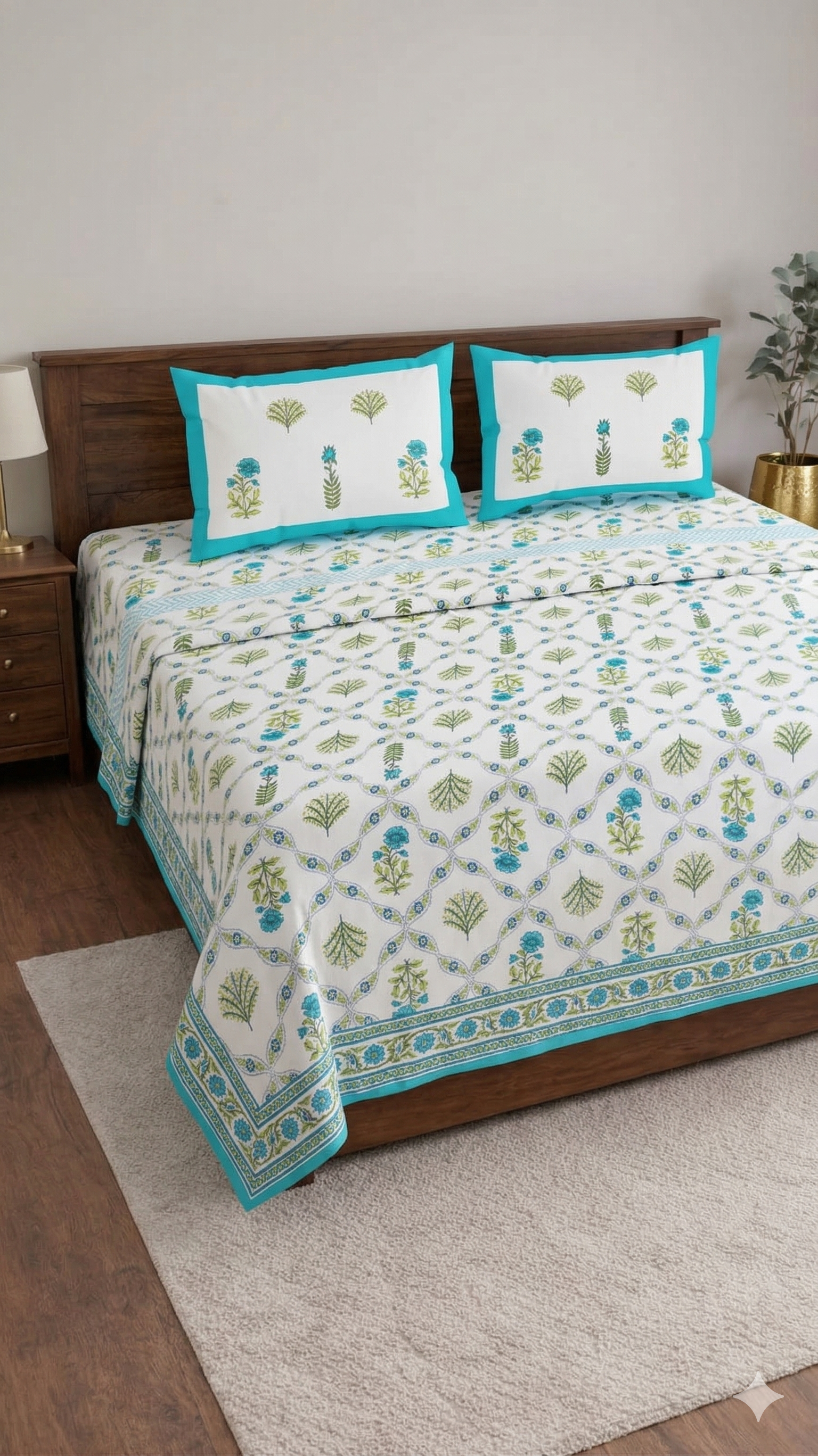 Amruta Designer Soft printed Bedsheet set