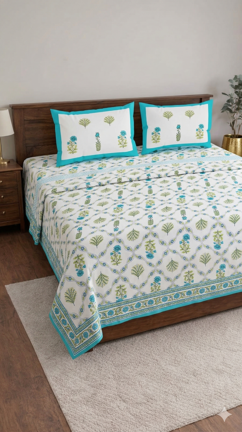 Amruta Designer Soft printed Bedsheet set