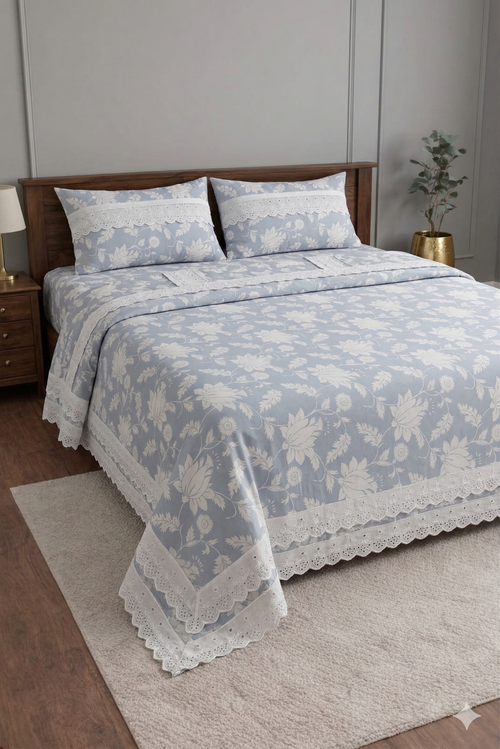 Anokhi Premium Blue Bedding Set