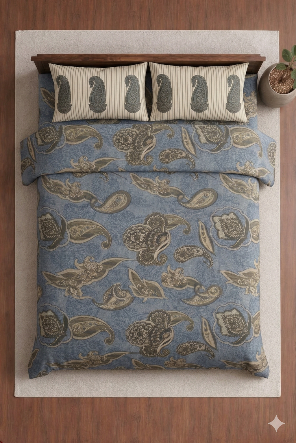 Sonet Floral Printed Bedsheet Set