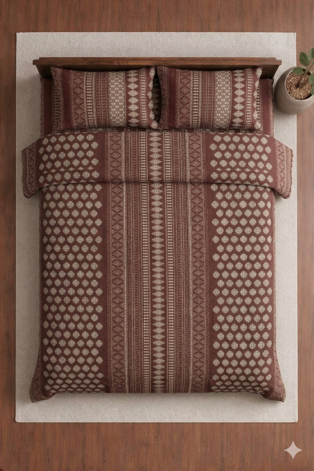 Italian Meenakari Besdsheet set