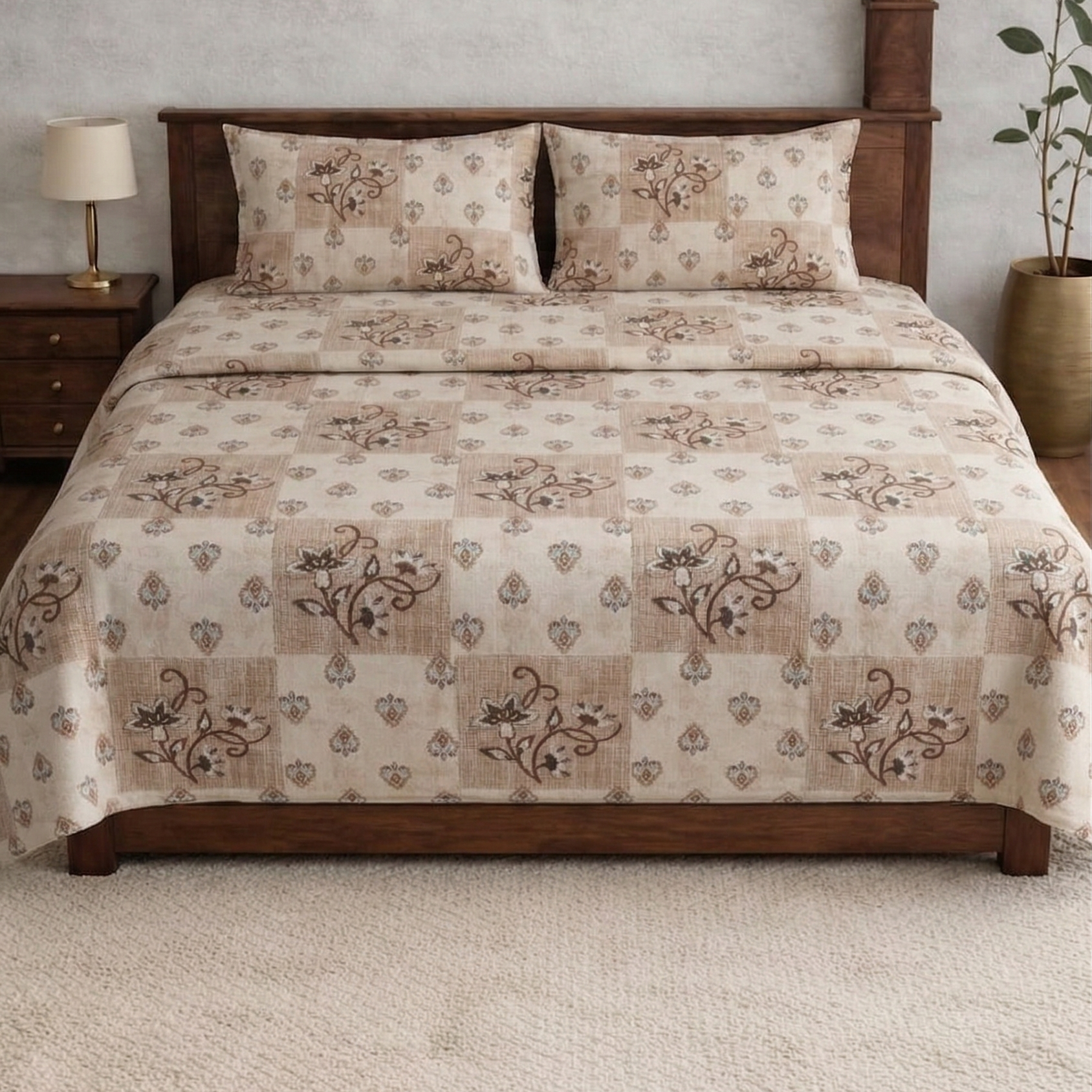 Suzuki Designer Print Bedsheet Set