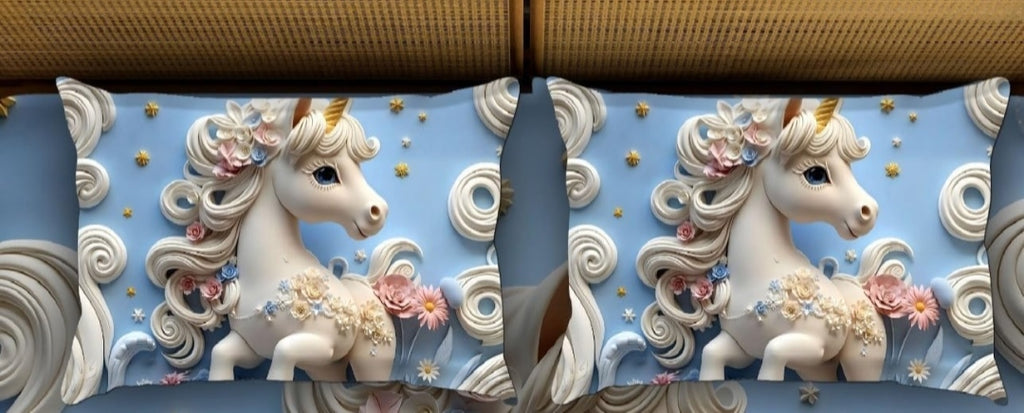 Digital 7D Unicorn Bedsheet set
