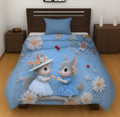7D Printed Cat Ultra Soft Single Bed AC Quilt for Cozy Sleep