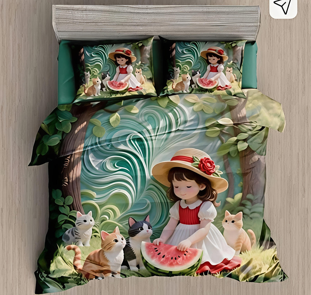 Ultra Smooth Digital 7D Jungle Bedsheet set