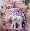 Ultra Smooth Digital 7D Elephant Bedsheet set