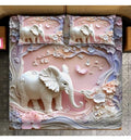 Bachpan 7D Elephant Bedsheet Set