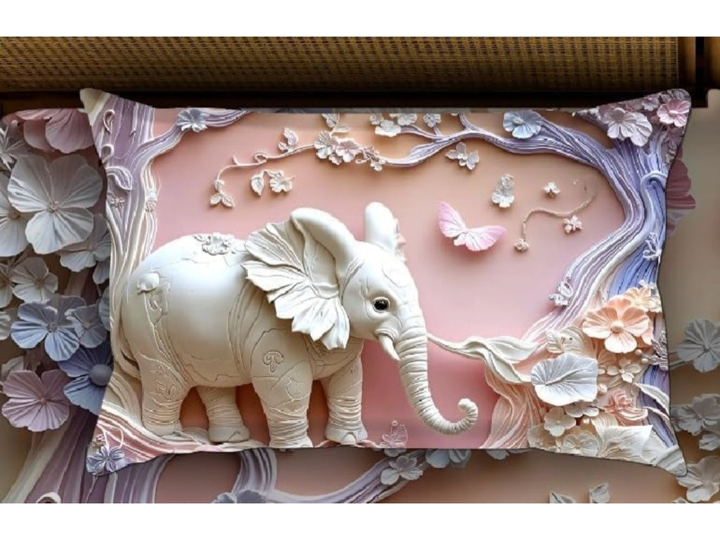 Bachpan 7D Elephant Bedsheet Set