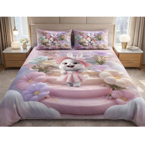 Ultra Smooth Digital 7D Cat Bedsheet set