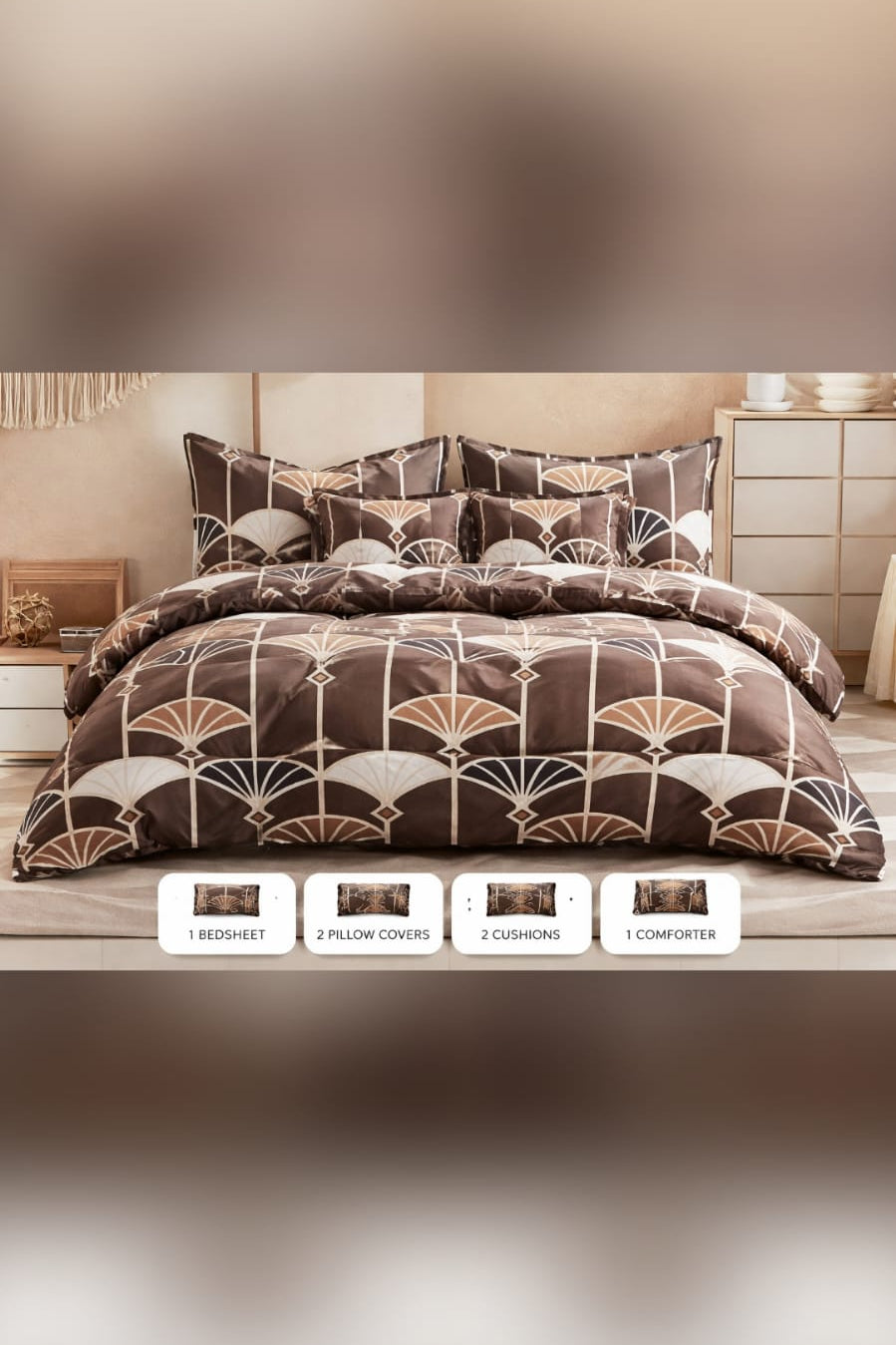 Premium 6Pc Bedding set