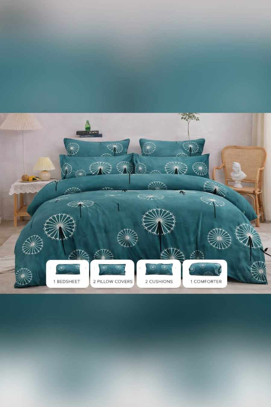 Premium 6Pc Bedding set