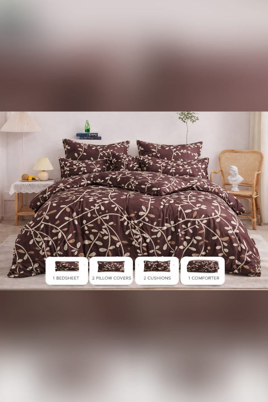 Premium 6Pc Bedding set