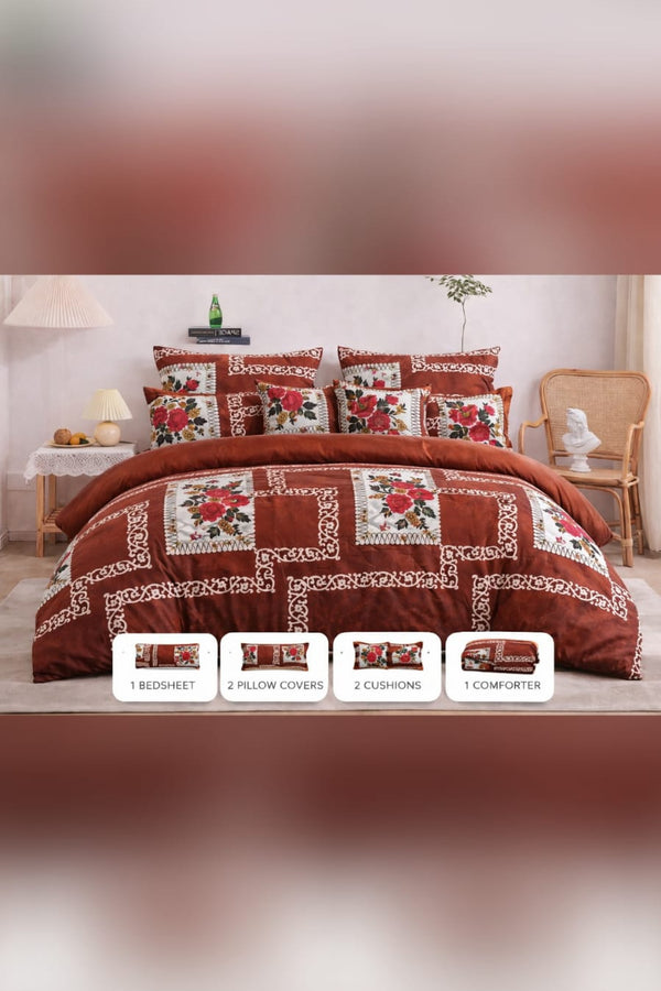 Soft feel 6Pc Bedding set