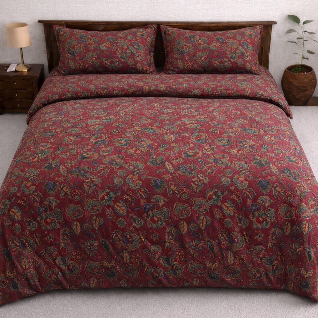 Unique Floral Bedsheet Set