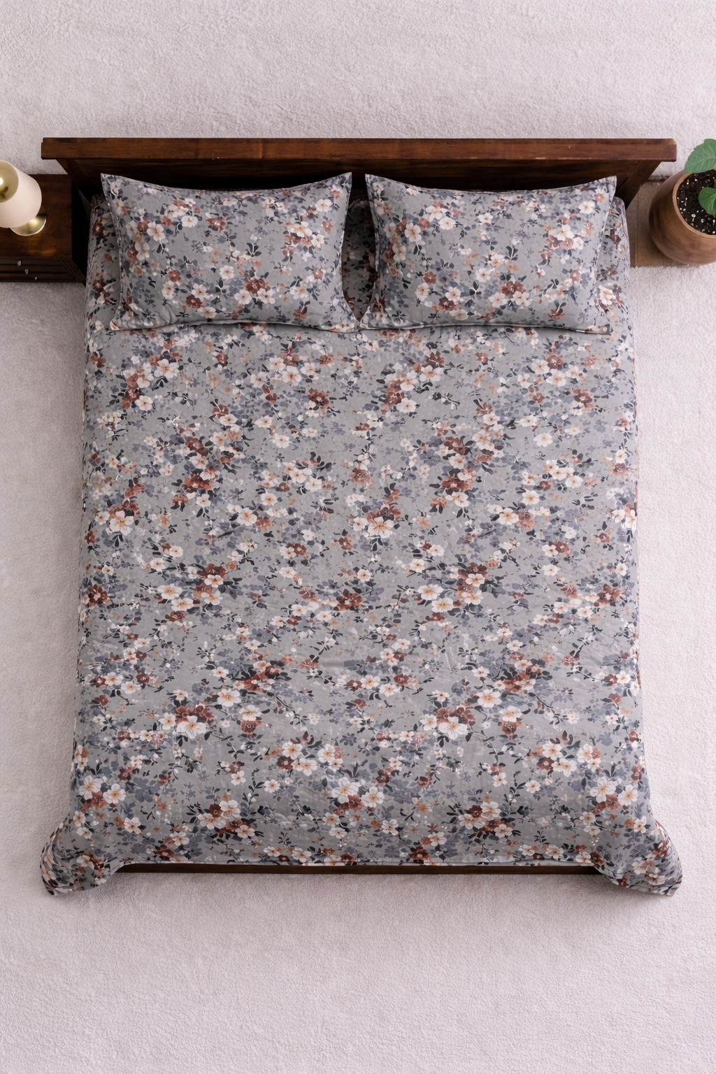 Boston Floral Print Packed Bedsheet set