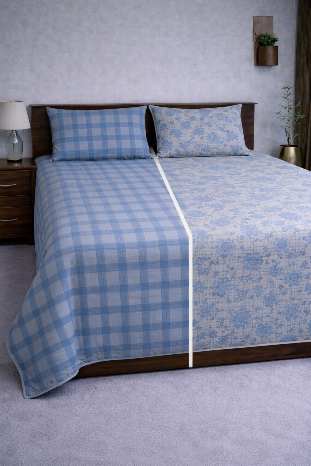 Reversible Double Sided Bedsheet Set
