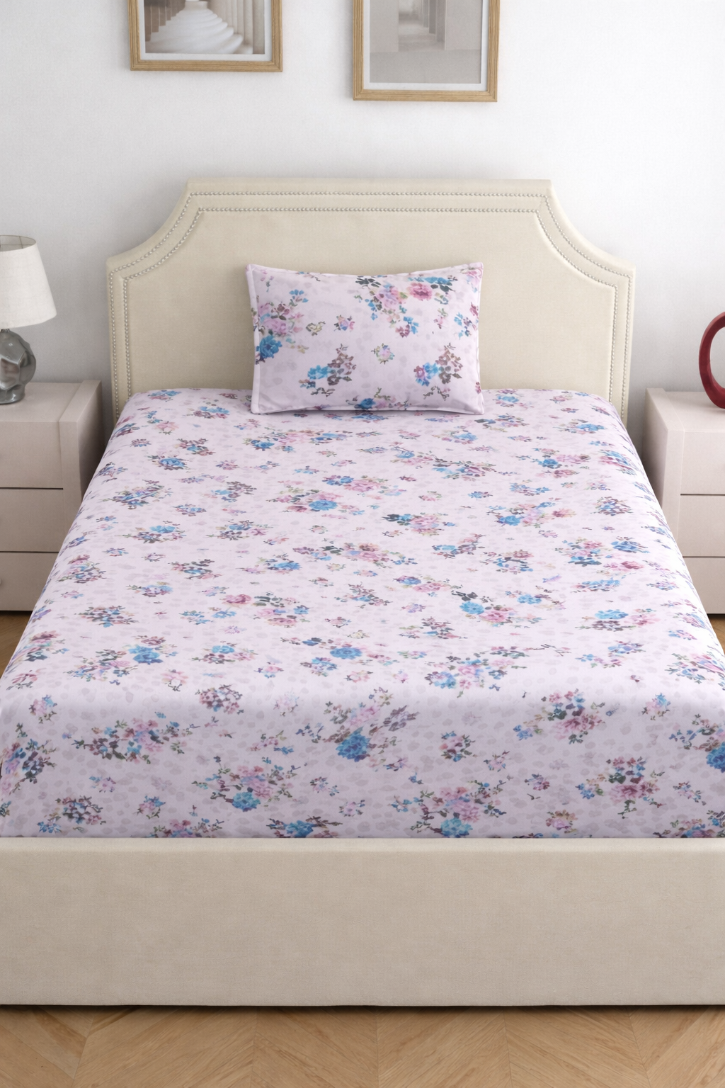 Everyday Designer Printed Single Bedsheet Set