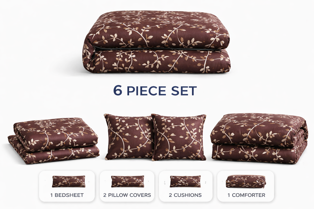 Premium 6Pc Bedding set