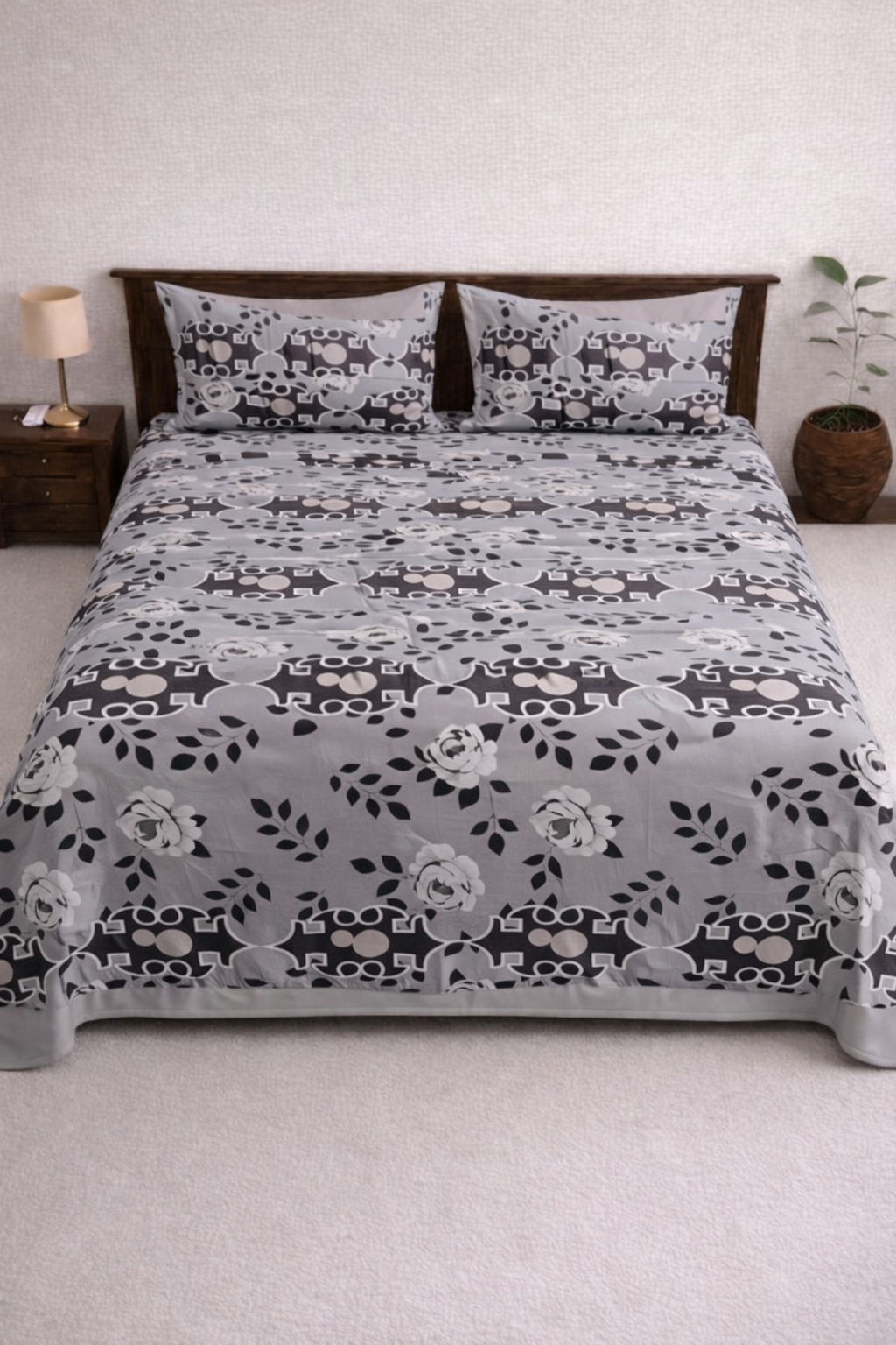 Murphy King Designer Print Bedsheet Set