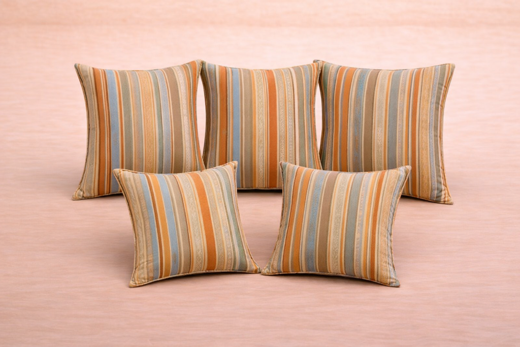 MJ Handcrafted & Printed 8 Pcs Diwan Set