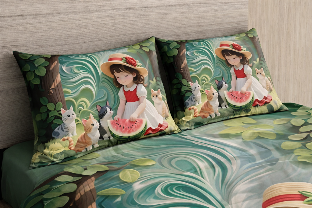 Ultra Smooth Digital 7D Jungle Bedsheet set