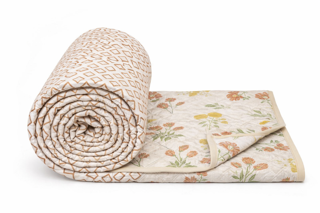 Reversible Double Sided Quilted Bedcover
