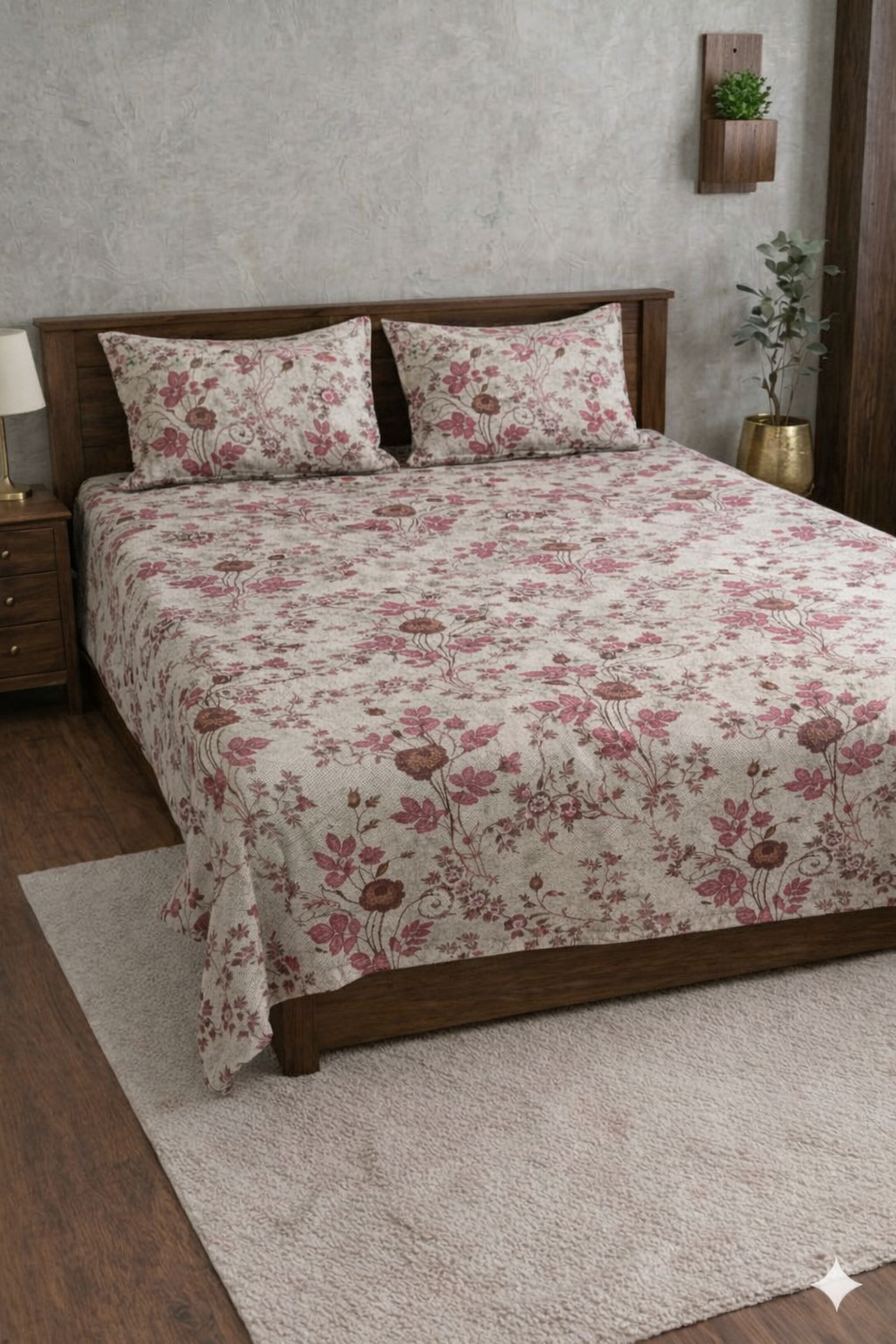 Rosie-Double Bedsheet