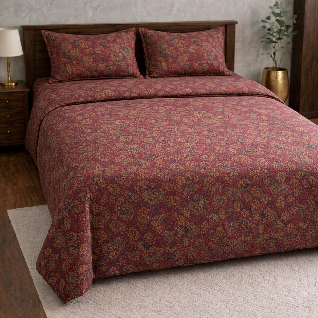 Unique Floral Bedsheet Set