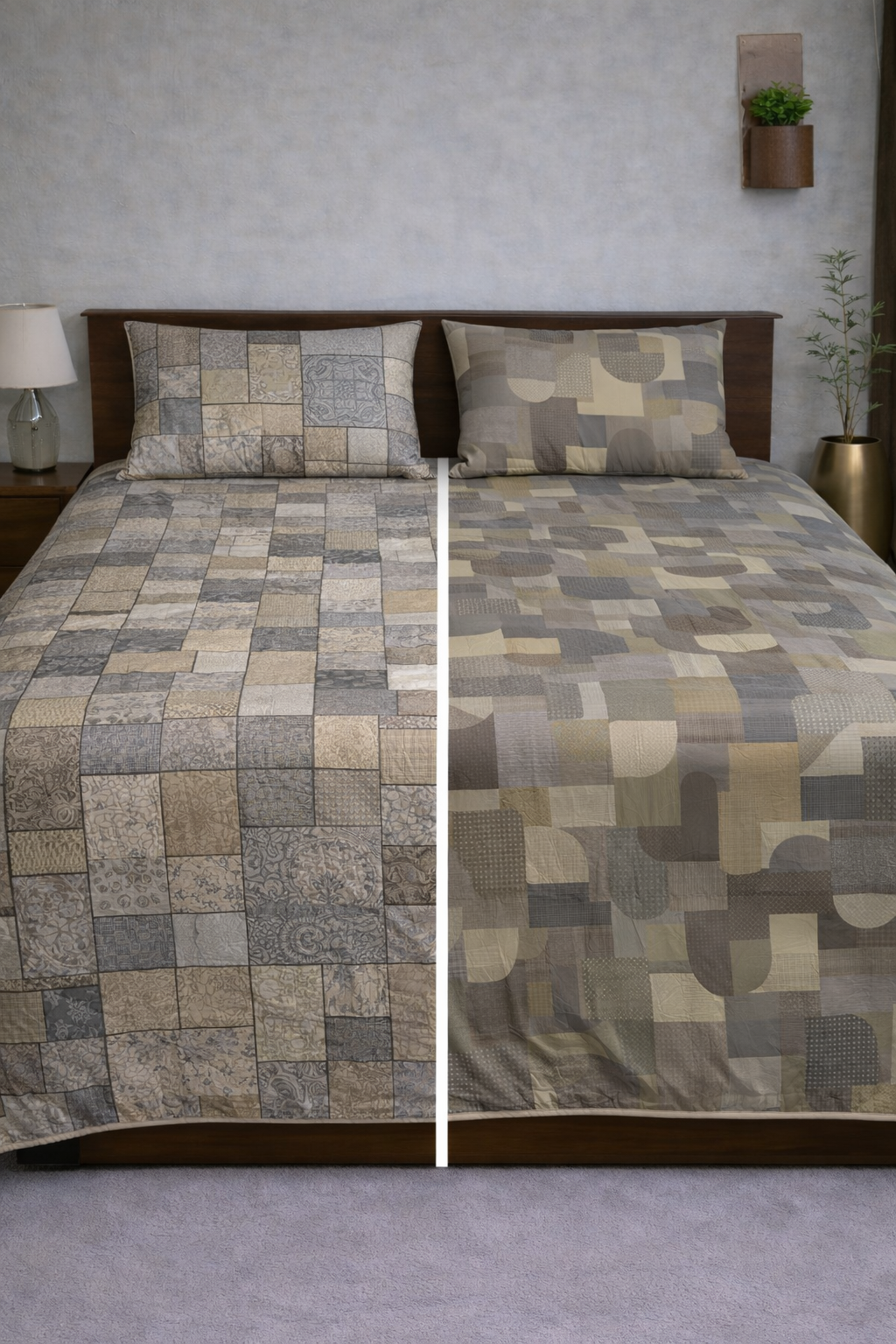 Reversible Double Sided Bedsheet Set