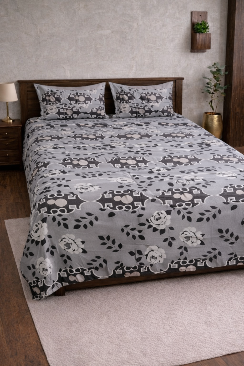 Murphy King Designer Print Bedsheet Set