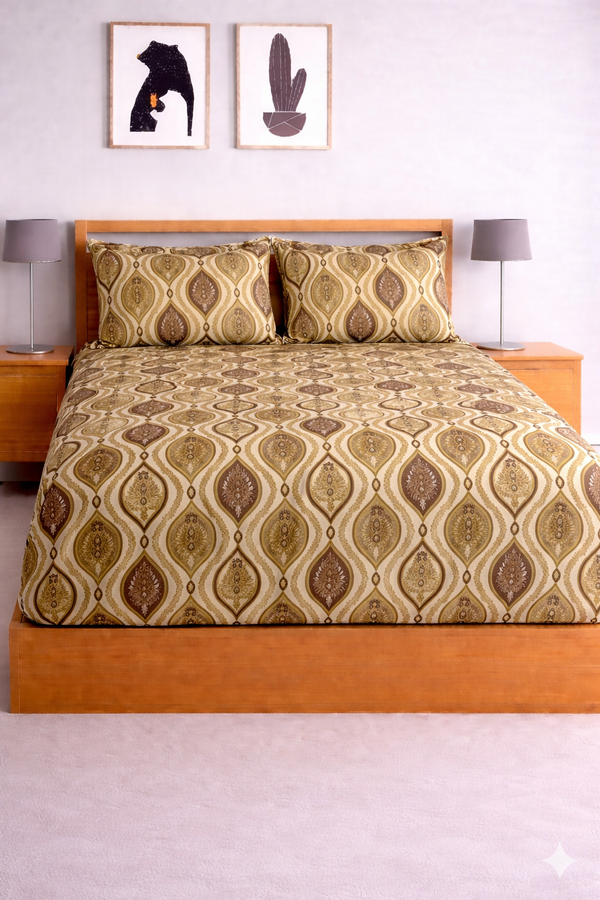 Magnet Soft Digital Elastic Fitted Bedsheet