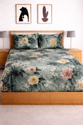 Skyfit- Digital Printed Elastic Fitted Bedsheet Set