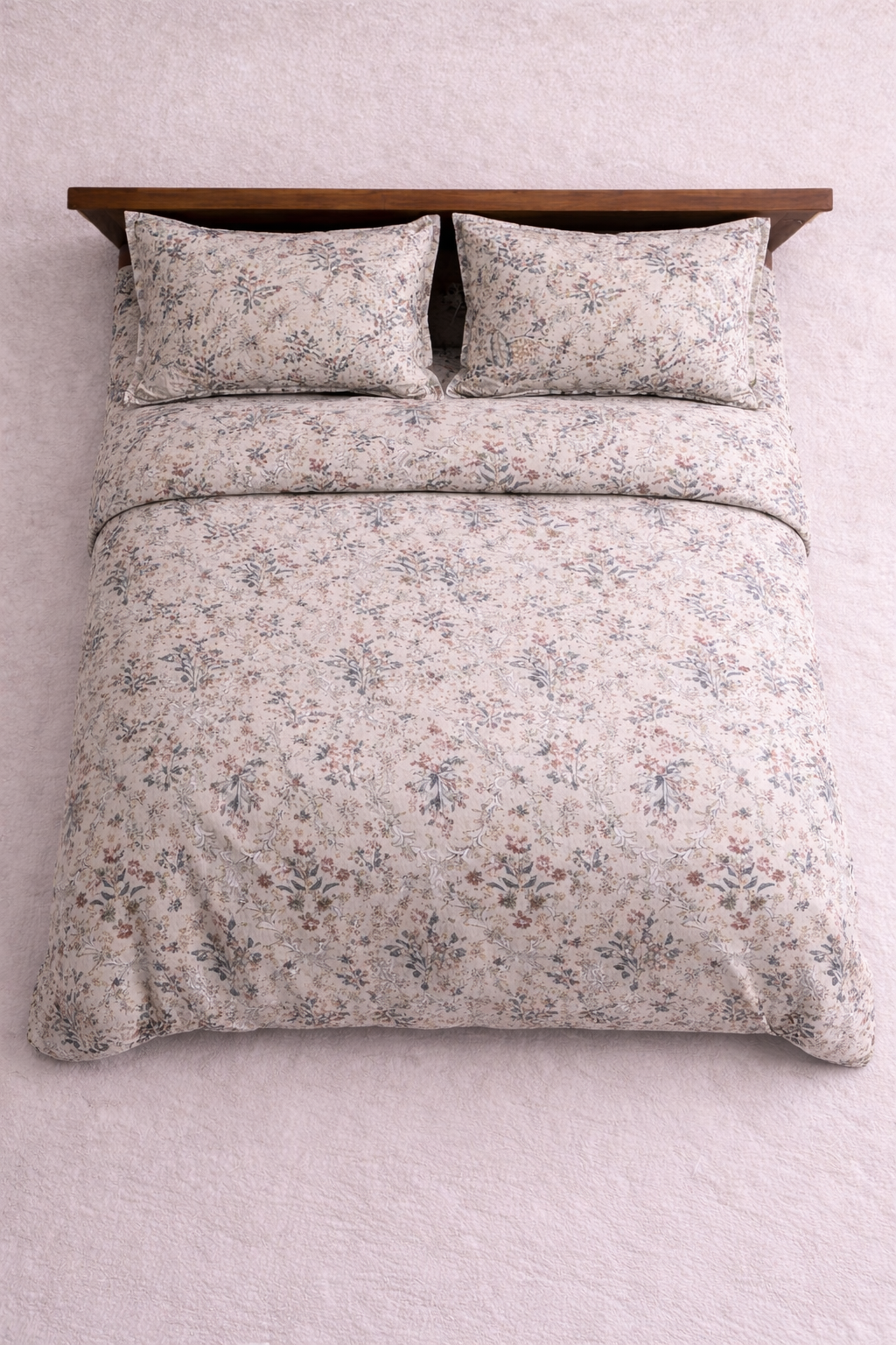 Boston Floral Print Packed Bedsheet set