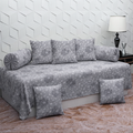 Talk Digital Printed 8 Pcs Diwan Set