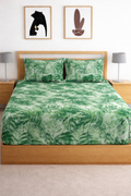 Skyfit- Digital Printed Elastic Fitted Bedsheet Set