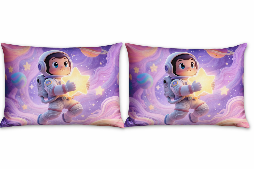Ultra Smooth Digital 7D Astronaut Bedsheet set
