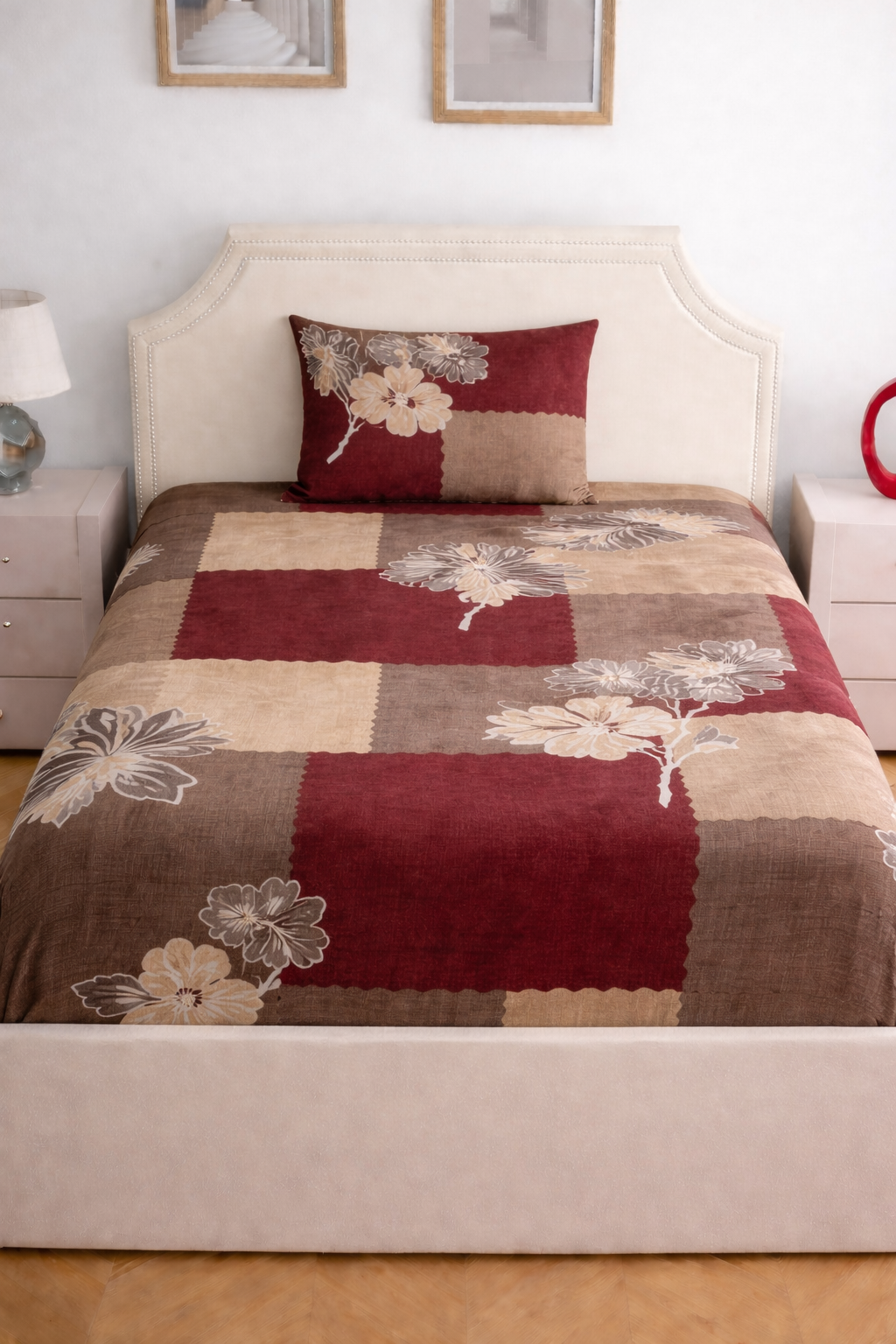 Liberty-Designer Printed Single Bedsheet Set